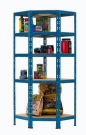 UDOBÄR Rayonnage de stockage, hauteur x largeur x profondeur 1800 x 900 x 450 mm, 5 tablettes