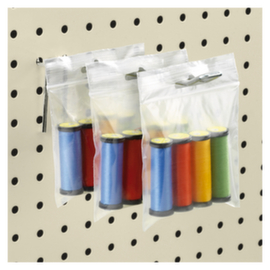 1000 sachets zip (50 microns) &agrave; trou de suspension europ&eacute;en