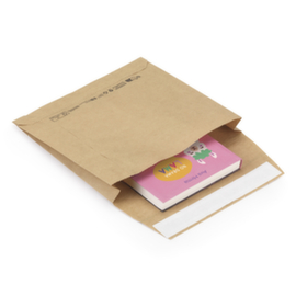 400 pochettes papier kraft &agrave; soufflets lat&eacute;raux Eco