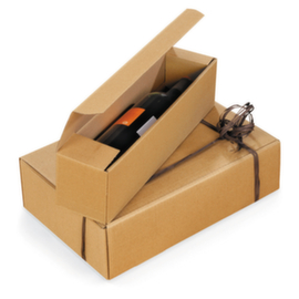 Bo&icirc;te bouteilles rouge (pour 1 bouteille)