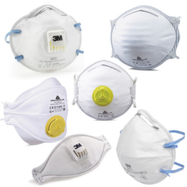 Masque antipoussi&egrave;re FFP2 avec soupape