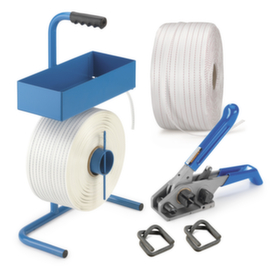 Pack de cerclage textile fil &agrave; fil RAJA