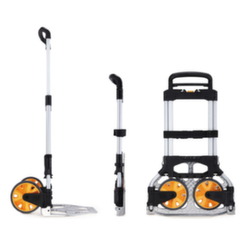 Diable pliable avec boucle clip jusqu'&agrave; 150 kg