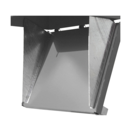 Parois de centrage pour conteneur &agrave; fond ouvrant