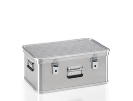 Gmöhling caisse de transport G®-professional BOX en tôle d'aluminium structuré