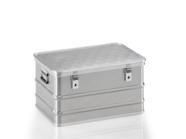 Gmöhling caisse de transport G®-professional BOX en tôle d'aluminium structuré