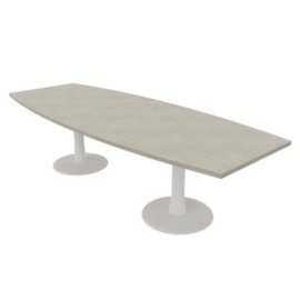 Quadrifoglio Table de conférence IDEA+, largeur x profondeur 2800 x 1100 mm, panneau béton