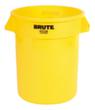 Rubbermaid Conteneur universel, 75 l, jaune  S