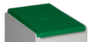 VAR Couverture pour caisson de tri sélectif, vert