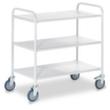 Rollcart Chariot de bureau, force 150 kg, 3 plateaux