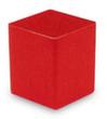 bac de rangement, rouge, longueur x largeur 54 x 54 mm