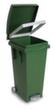 Poubelle à pédale mobile capacité 80 l S