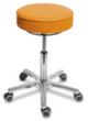 Tabouret pivotant hauteur réglable avec assise en similicuir  S