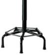 Tabouret pivotant, assise hêtre, patins  S