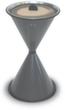 Cendrier sur pied en forme de sablier S