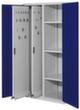 Kappes Armoire verticale RasterPlan®, 2 extensions, RAL7035 gris clair/RAL5010 bleu gentiane