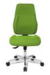 Topstar Siège de bureau pivotant Point 91 avec assise galbée, vert