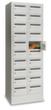 PAVOY Armoire de tri courrier Basis gris clair, 20 compartiments, RAL7035 gris clair/RAL7035 gris clair