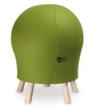 Topstar Siège ballon Sitness 5 Alpine, assise vert, 4 pieds