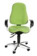 Topstar siège de bureau pivotant Sitness 10 avec mécanisme de contact permanent, vert pomme