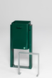 VAR Poubelle pour l'extérieur, 40 l, vert mousse