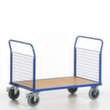 Rollcart Wagon à double front en treillis, force 500 kg, plateau longueur x largeur 1000 x 700 mm