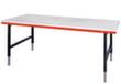 Rocholz Table d'emballage réglable en hauteur, largeur x profondeur 2000 x 920 mm