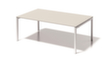 Bisley Bureau de direction et de conférence Cito, largeur x profondeur 2000 x 1200 mm, panneau gris-blanc