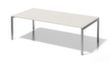 Bisley Bureau de direction et de conférence Cito, largeur x profondeur 2400 x 1200 mm, panneau gris-blanc