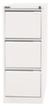 Bisley Armoire pour dossiers suspendus, 3 extensions, blanc signalisation/blanc signalisation  S