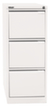 Bisley Armoire pour dossiers suspendus, 3 extensions, blanc signalisation/blanc signalisation  S