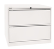 Bisley Armoire pour dossiers suspendus, 2 extensions, blanc signalisation/blanc signalisation  S