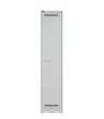 Bisley Armoire Light gris clair à 1 compartiment, largeur de compartiment 400 mm