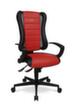 Topstar Siège de bureau pivotant Sitness Racer RS mit AL "Q3" avec assise 3D, noir/rouge