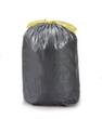 Sac poubelle avec ruban de fermeture, 120 l, noir