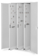 Kappes Armoire verticale RasterPlan®, 3 extensions, RAL7035 gris clair/RAL7035 gris clair