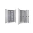 PAVOY Armoire verticale gris clair avec équipements pratiques