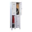 PAVOY Armoire vestiaire Basis gris clair avec 2 compartiments  S