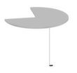 Nowy Styl Table de rallonge ronde E10 pour bureau