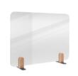 Legamaster cloison de table ELEMENTS en verre acrylique, hauteur x largeur 600 x 800 mm