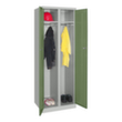 PAVOY Armoire à vêtements/linge Basis Plus à 2 compartiments, largeur de compartiment 300 mm