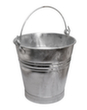 seau en tôle d'acier, capacité 11 l