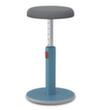 Leitz tabouret assis-debout Ergo Cosy Aktiv, assise gris, partie inférieure du pied antidérapante