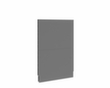 cloison acoustique démontable Mobil élément de liaison, hauteur x largeur 2000 x 1250 mm, paroi RAL7037 gris poussière