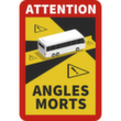 panneau indicateur pour véhicules automobiles SafetyMarking®, « Attention Angles Morts autobus »