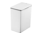 Collecteur de recyclage EKO avec couvercle tactile, 40 l, blanc, couvercle blanc