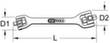 KS Tools 8 in 1 oil service wrench  S