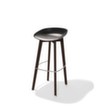 VEBA Tabouret de bar Essentials Keeve, assise noir