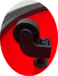 UDOBÄR Marchepied sur roulettes pour fortes sollicitations, plastique, RAL3020 rouge signalisation  S