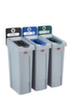 Rubbermaid Panneaux d'information Slim Jim® pour station de recyclage  S